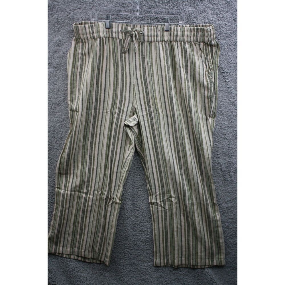 Denim&Co linen Wide Leg pants